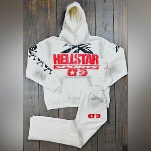 White and Red Hellstar Sweatsuit
